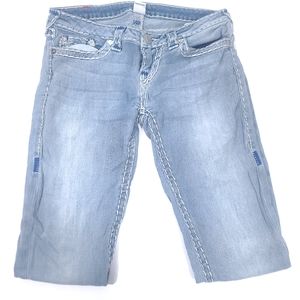 True Religion Straight Blue Jeans Men's Size 28